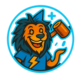 Custom Logo Design - a football player with a helmet on a blue and yellow background , gamer icon