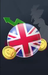 a british poundle coin - off the pound