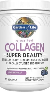 Garden of Life Grass Fed Collagen Super Beauty Powder