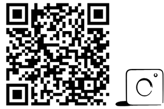 a qr coder with a picture of a man in a suit and tie