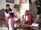 Naghman Saleem During Shoot of Punjabi Drama (Kichrdi 2006) with Hariat Angeez & Sheery Khan