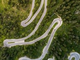 twisting mountain road for drivers
