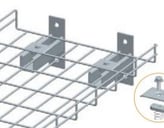 Apply to: Wall mount bracket for supporting the end of wire mesh cable tray Fit for:All widths of w