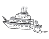 Cruise Ship Kid Cake