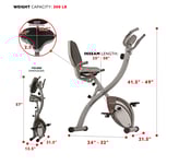 recumbent bike features
