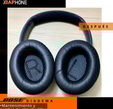 cambio de espumas y reparación diademas qc 35, nc700