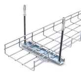 Apply to: Hang cable trays under ceiling Fit for:Diameter of wire from 3.5mm to 6.0mm Include: 1 u