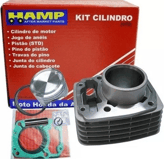 kit com pistão,pino,cilindro e cabeçote