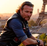 a man with a facial hair and sunglasses on in Paris