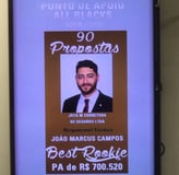 Início da minha carreira como corretor. Fui reconhecido com o melhor entre os novatos. 