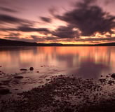 Reichenau am Bodensee - Sonnenuntergang mit Spiegelung im ruhigen See