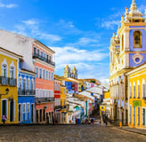 Arquitetura histórica de Pelourinho - Salvador, BA