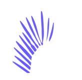 Purple Palm Leaves up