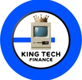 a computer monitor with a king of tech finance
