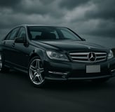MercedesBenz C300 2008- 2014 fitted with premium high-performance tires, displayed at our auto store