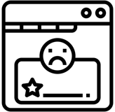 poor rating icon