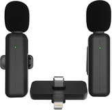 Elevate Your Video Quality with the 2 Pack Wireless Mini Lavalier Microphone