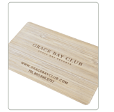 Carte RFID en bois avec gravure laser pour serrure d'hôtel