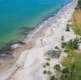 photo d'une plage du village Palmarin au Sénégal