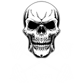 a skull - like skull - like skull with a skull head and a skull on