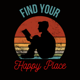 a man sitting on a chair with a book and a book