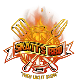 Logo for skatts bbq