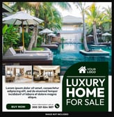 a flyer for a luxury home for sale