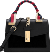 Minimalist black crossbody bag with gold chain – practical and stylish Amazon pick