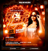 a flyer for a nightclub or club party