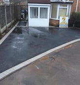 driveway tarmaced at a house in birmingham