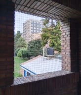 Ventana con malla