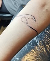 tattoo, inked, tattooart, art, tattooartist, details, wave, fineline, clean, line