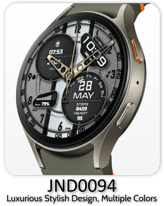 JND0094 stylish watch face for wearos