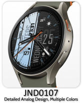 JND0107 Wear OS Watch Face