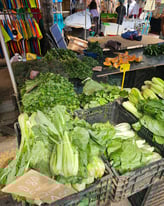 marche de la réunion, étale de brède