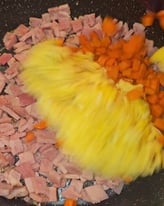 jambon oeuf et carrotes