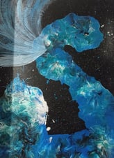 Dragonne K - 100€ - Peinture acrylique 60X80 2024
