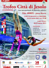 Locandina Trofeo Città di Jesolo 2015