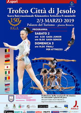 Locandina Trofeo Città di Jesolo 2019