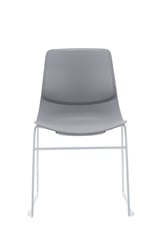 SenSit-Otto four-leg chair in solid grey