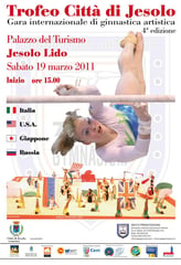 Locandina Trofeo Città di Jesolo 2011