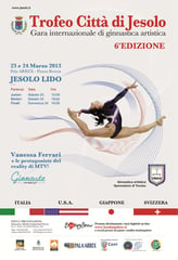 Locandina Trofeo Città di Jesolo 2013