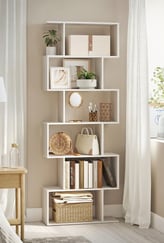 Bibliothèques en bois sur 6 niveaux 