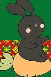 rabbit on the carrot