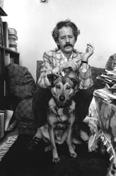 Mohamed Choukri Image with dog - Merken Magazine Artices