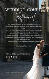 a bride and groom kissing in front of a castle