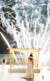 Spectacular firework show by Santorini Fireworks for an unforgettable celebration.