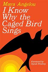 words I know Why the caged bird sings with image of birs