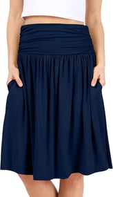 Midi Draped Skirt