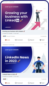 Thumb stopping LinkedIn visuals